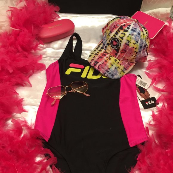 CUTE little quality fila bathing suit and summer hat set! - Picture 10 of 10